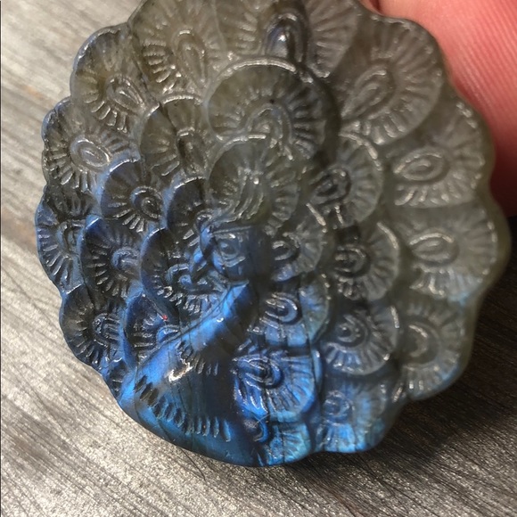 Peacock labradorite Handmade crystal Spirit charm - Picture 6 of 6